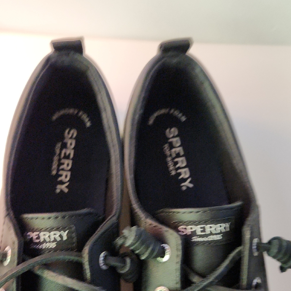 Sperry Womens Black and White Sneakers Size 8.5 - Picture 8 of 10